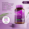 Biotin 12,000ug with Albion™ Zinc, Selenium & Copper 365 Vegan Tablets