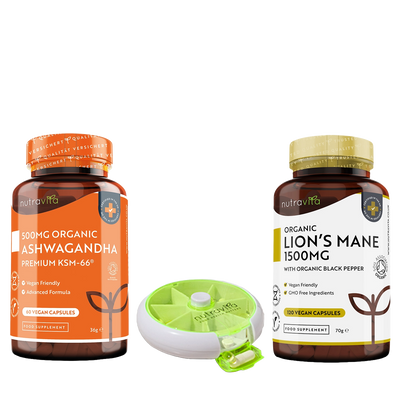 Lions Mane and Ashwagandha