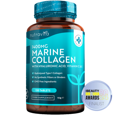 Hydrolysed Marine Collagen with Hyaluronic Acid 1400mg