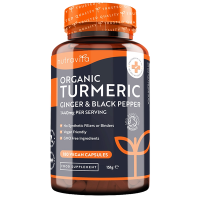Organic Turmeric with Black Pepper & Ginger