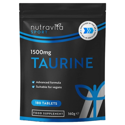 Taurine 1500mg - 180 Tablets